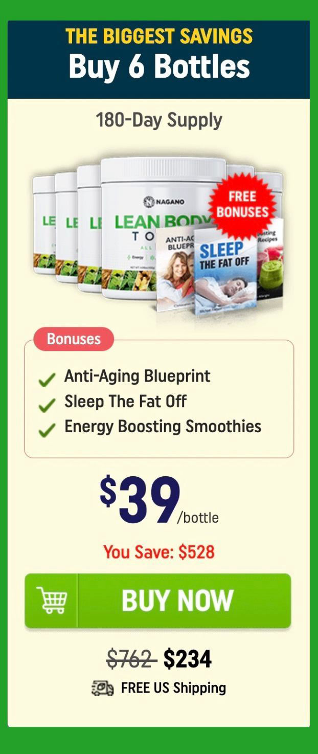 lean body tonic-180-day-supply